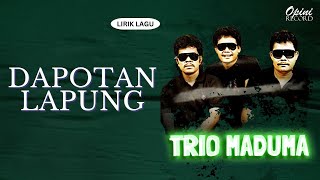 Trio Maduma - Dapotan Lapung (Video Lirik)