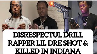 Indiana Drill Rapper Lil Dre Shot & Killed In Indiana | He Was Close To Rapper STK Screwly G 
