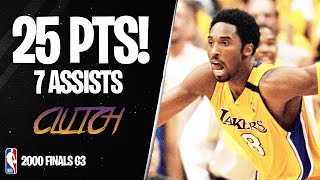 Kobe Bryant 25 Points vs Blazers - Clutch Block! - Full Highlights 2000 NBA WCF Game 3 | 22/05/2000