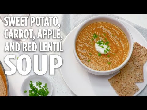 Video: Sup Pure Wortel Dengan Lentil Merah
