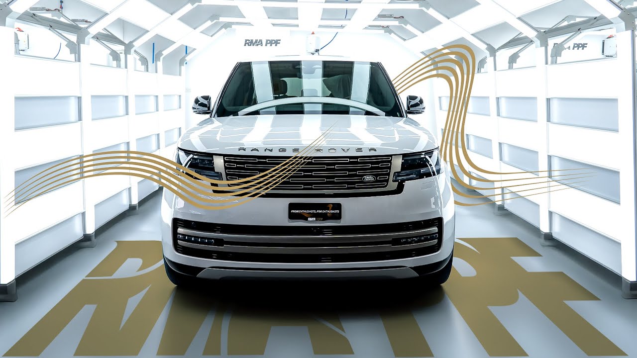 Range Rover White PPF Installation | RMA PPF - YouTube