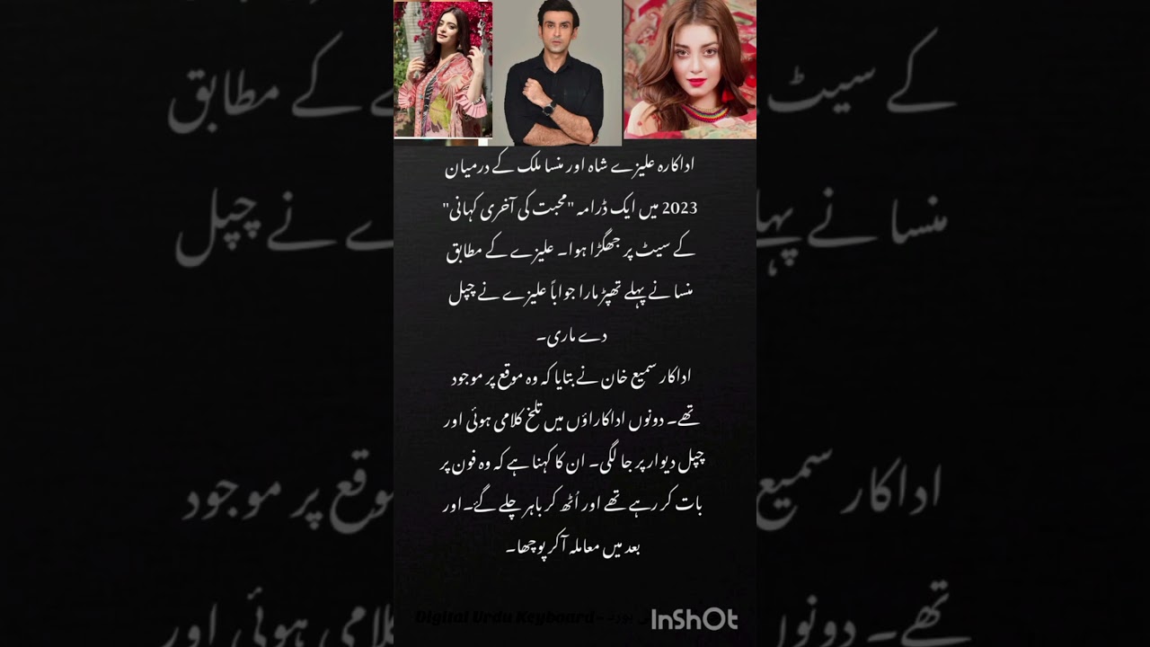 Alizeh Shah vs Minsa Malik: On-Set Slap Fight 🔥 | Sami Khan Breaks Silence!"