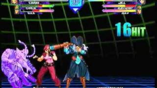 MvC2 Online (360): Brett (Cha/Gui/Cam) vs Josh 360 (Jill/Ruby/Gui) 12 .:2.7.11:. screenshot 4