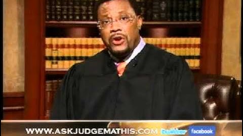 Ask Judge Mathis - April 30, 2012