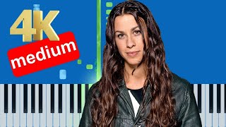 Alanis Morissette - Ironic (Medium) Piano Tutorial 4K screenshot 2