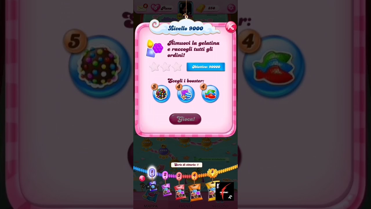 Candy crush saga Livello 9000