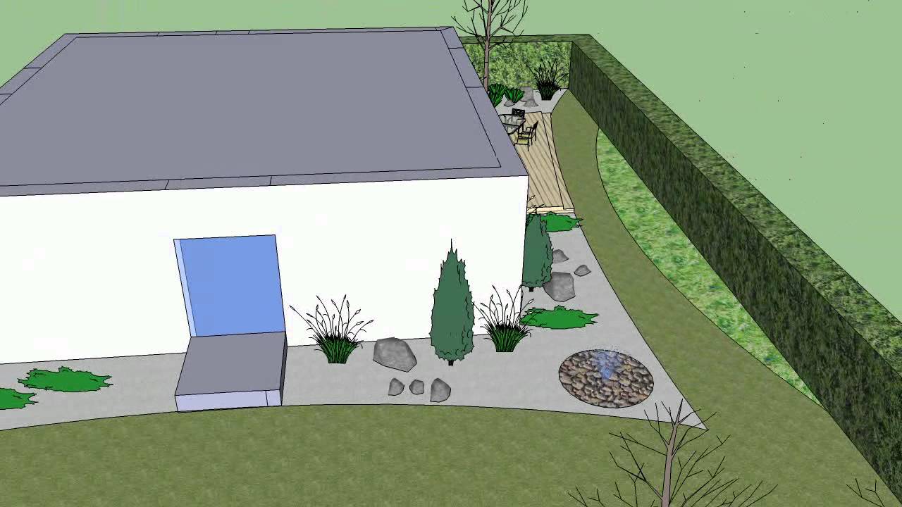 Garden Design 3D (SketchUp) - YouTube on Sketchup Garden Design
 id=47263