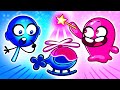 Pink vs blue song   compilation of funny songs for kids