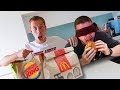 BLINDFOLD FAST FOOD CHALLENGE WITH BEHZINGA