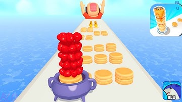 Pancake Run - All Levels Gameplay Android,ios FULL Walkthrough Mobile Game Update (Levels 39-62)