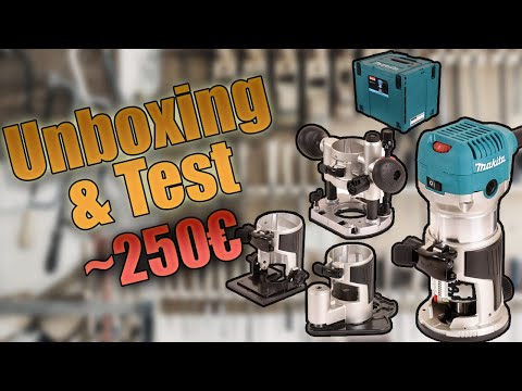 Affleureuse & défonceuse Makita RT0700CX3J ~250€ - Unboxing & Test