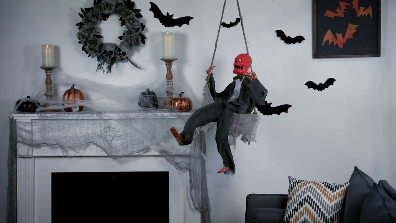 Swinging Pumpkin Man - NORTHLIGHT AR15279 - YouTube