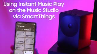 Using Instant Music Play on the Music Studio via SmartThings