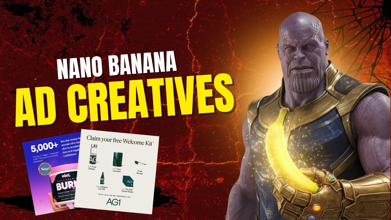 Creating Ad Creatives with Nano Banana Ai | Gemini Flash 2.5 - YouTube