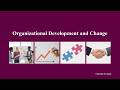3.7 Organizational Development and Change