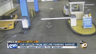 Car stolen from secure parking garage screenshot 4