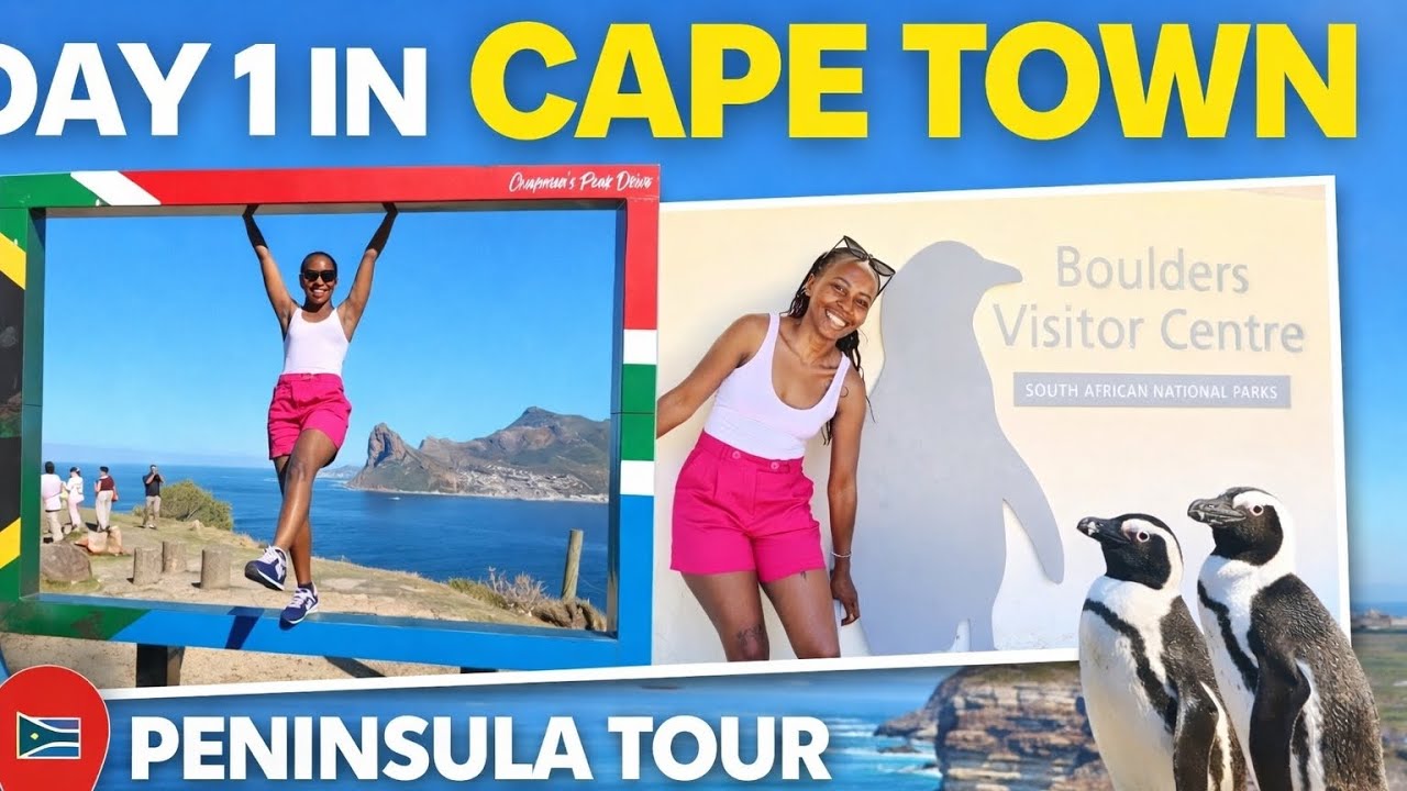 CAPE TOWN VLOG 🇿🇦 | Arrival + Day 1. Cape Point, Penguins, Chapman’s Peak, Bo-kaap & More!