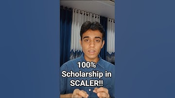 Get 100% Scholarship at Scaler School of Technology