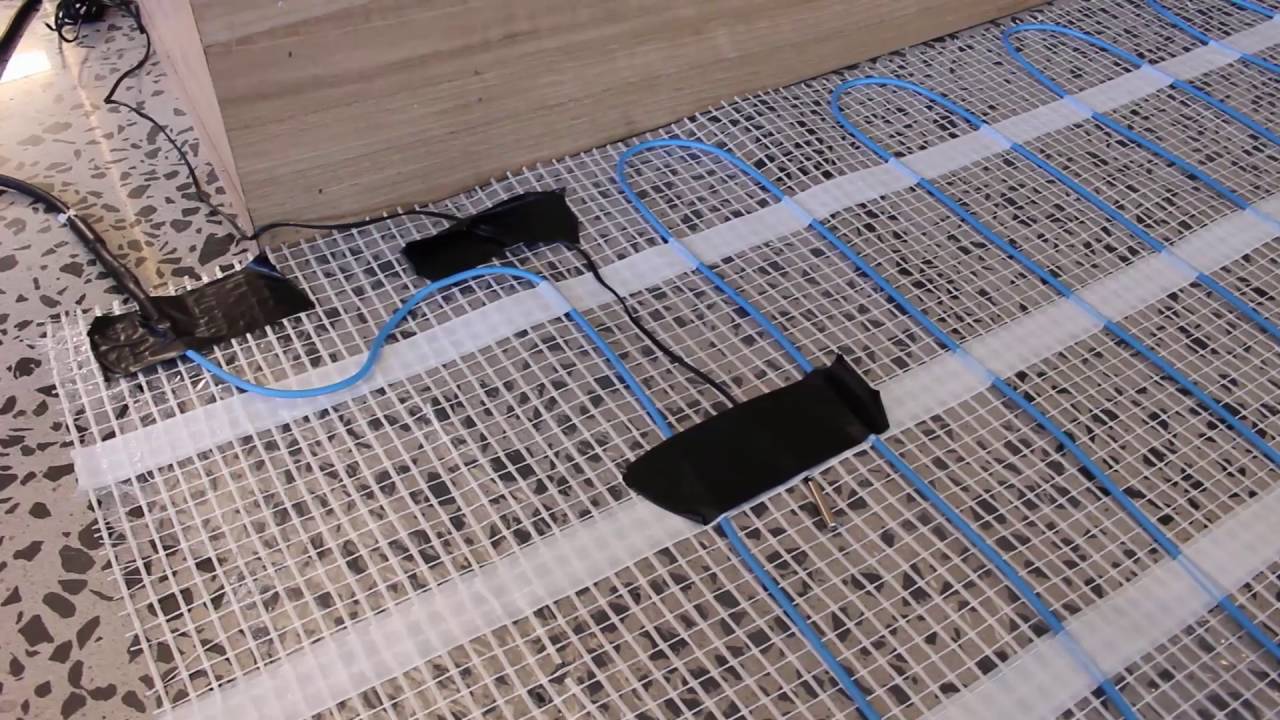 Answered How To Install An Underfloor Electric Heating Mat Youtube