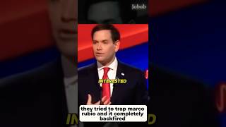 Watch This: they tried to trap marco rubio and it completely backfired