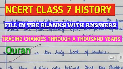 Best MCQ Class 7 Tracing Changes Through A Thousand Years ||MCQ Class 7 History Chapter 1 #class7mcq