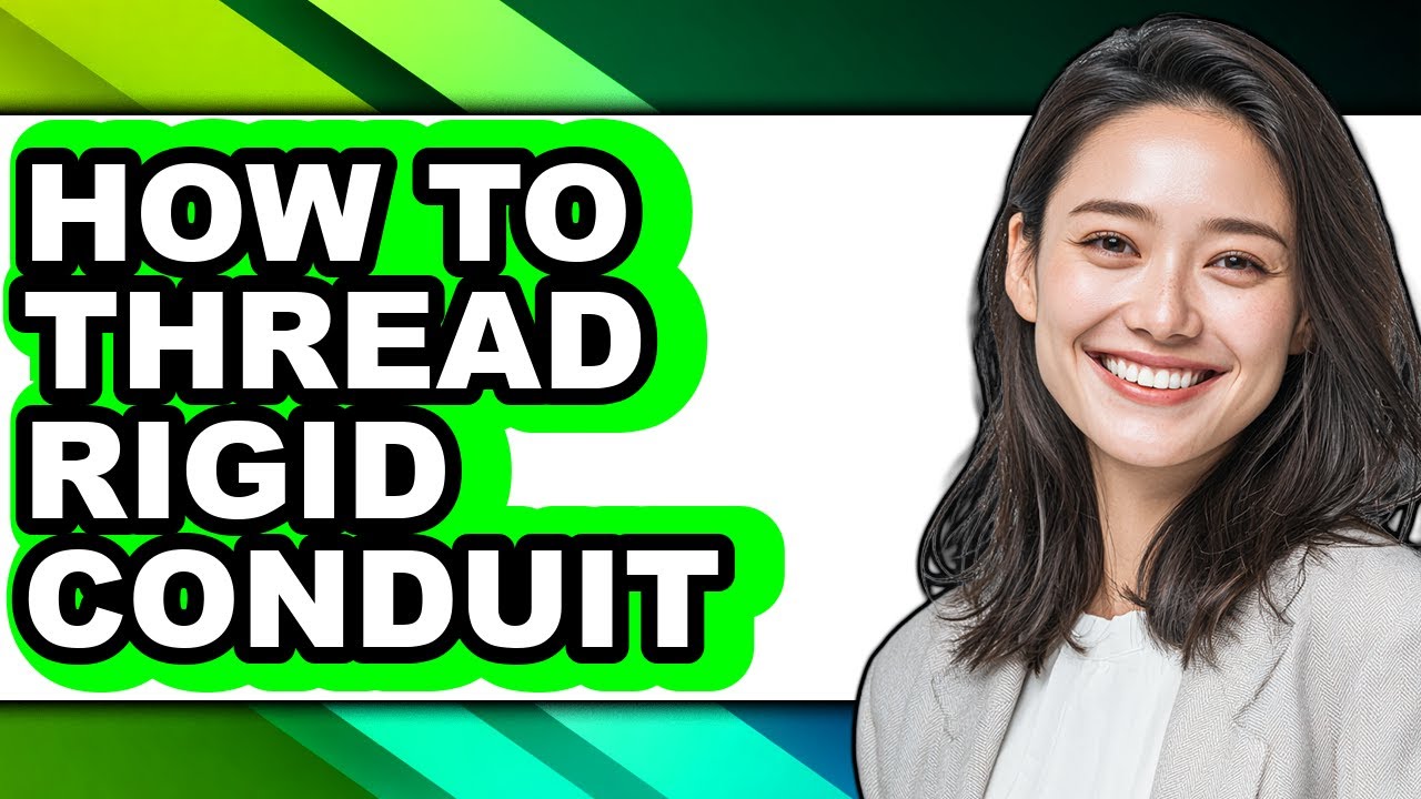 Threading Rigid Conduit How to Thread Rigid Conduit - Step by Step - YouTube
