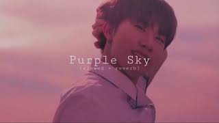 Video thumbnail of "Bang yedam - Purple Sky (slowed + reverb)"