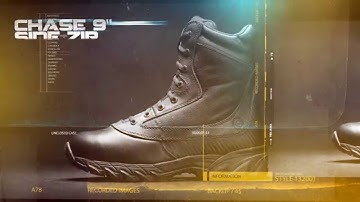 ORIGINAL S.W.A.T. CHASE 9" SIDE-ZIP BLACK BOOT 131201