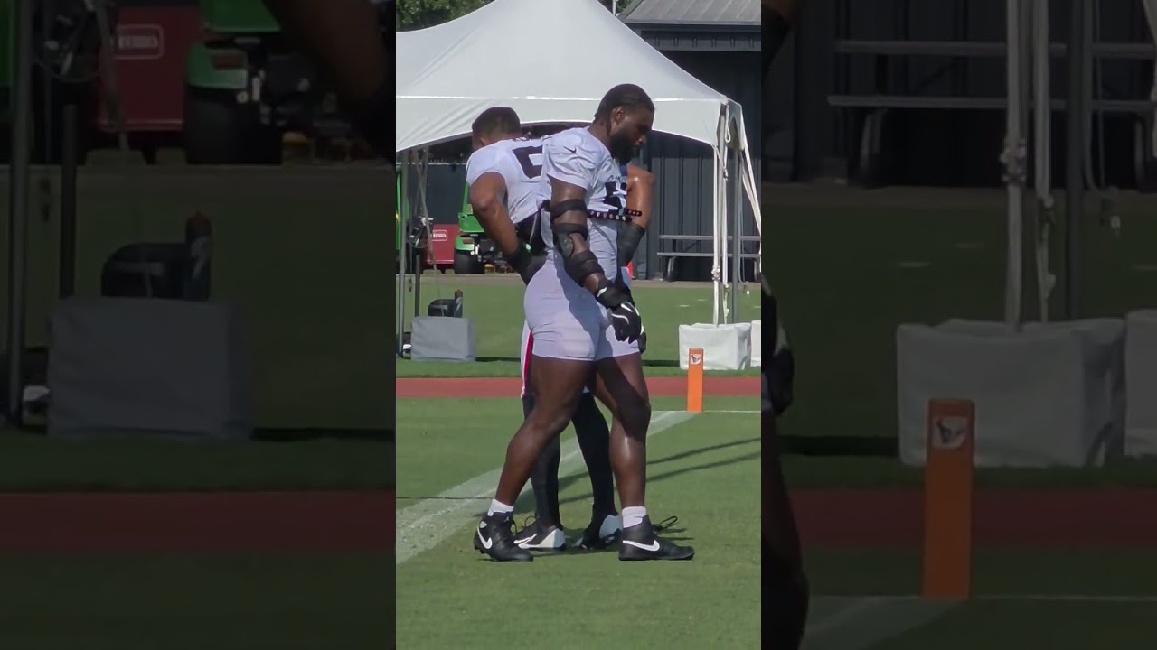 WATCH: Texans elite pass rushing trio: Jadeveon Clowney joins Will Anderson Jr., Danielle Hunter