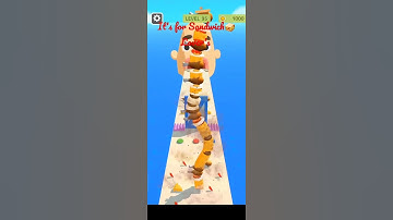 🥪Sandwich Runner💩 Game Walkthrough || Gaming Zone World  || All Levels#shorts #viral