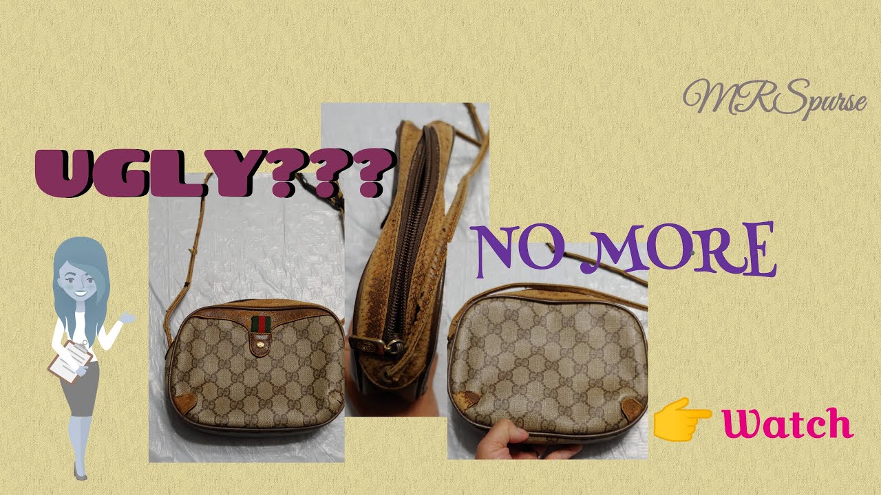 VINTAGE GUCCI bag RESTORED - LUXURY SELLING!!!