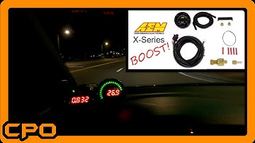 Install: AEM X-Series Boost Gauge - 2019 Golf R