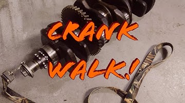 Crank Walk (Thrust Bearing Failure)