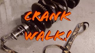 Crank Walk (Thrust Bearing Failure)