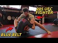 I dropped in to a ufc level gym  next edge academy bjj vlog