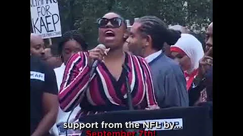Symone Sanders at #IStandWithKaepernick Rally