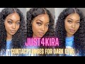 AFFORDABLE COLORED CONTACTS FOR DARK EYES | FT. JUST4KIRA