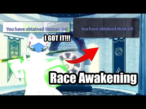 How i obtained RACE AWAKENING in bloxfruits