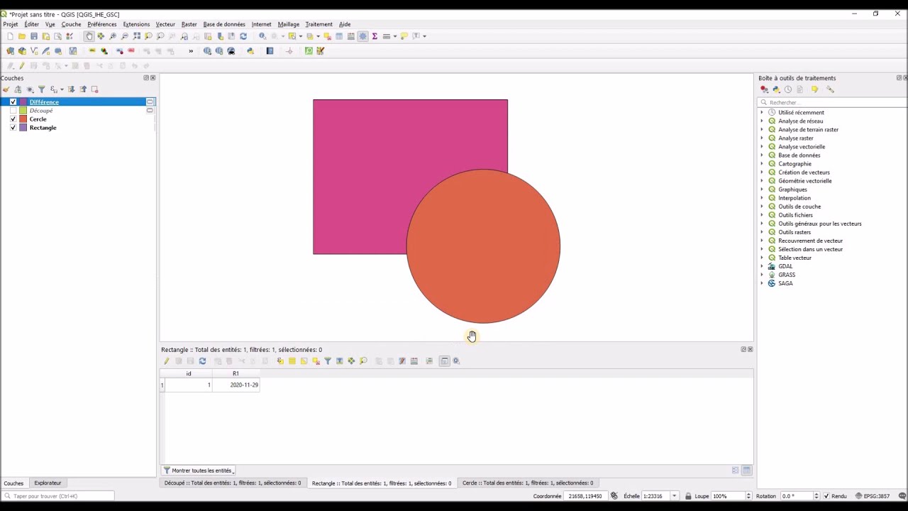 Outils De Superposition Des Vecteurs: Couper, Intersection, Union, Différence Symétrique (théorie)