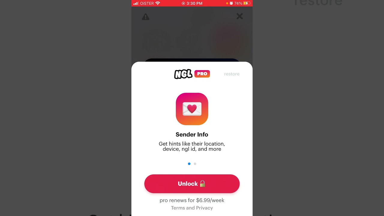 Which Hints can you see in NGL Pro?