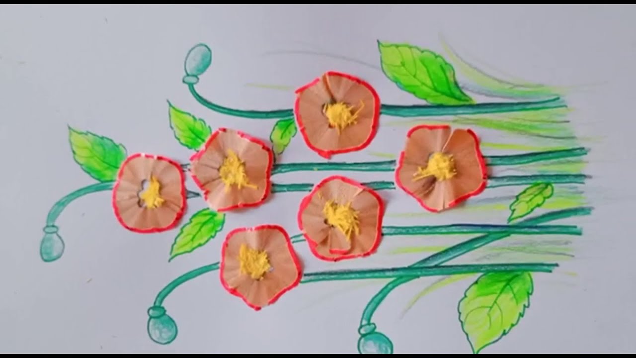 07 How to Draw a Pencil Waste Art ART Activity YouTube