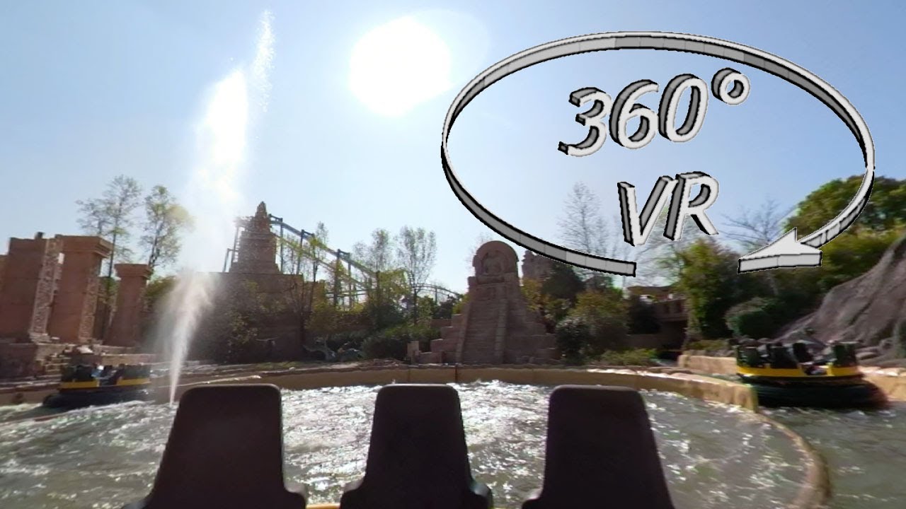 Gardaland 2019 Jungle Rapids 360° VR Onride