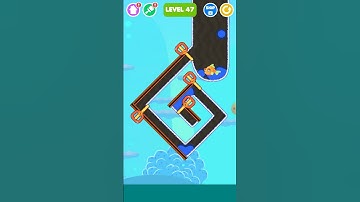Save the fish - level 47 mobile game/ fishdom #shorts