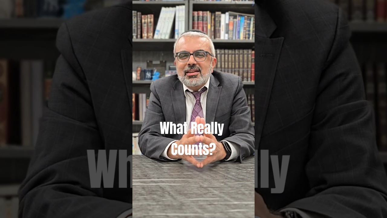 As we continue to count the Omer, remember that what we count reveals what we cherish and value