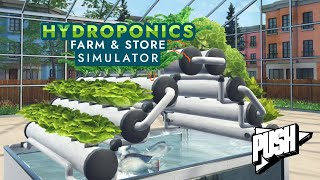 Hydroponics Farm Simulator 🌱 | Introducing the PVC Pipe Grow Bed! (Silent Gameplay)