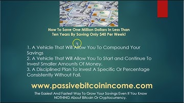 How to save a million dollars starting with only 40 bucks!