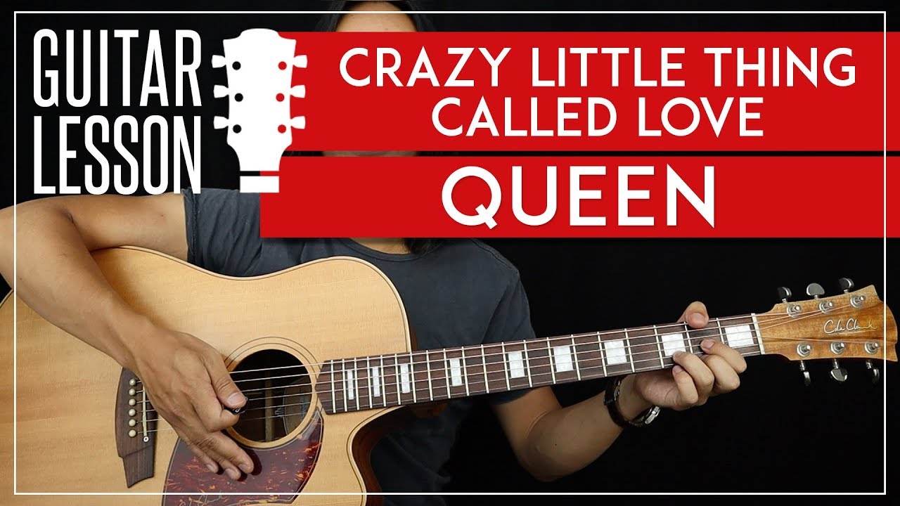 Mange farlige situationer Slette binde Crazy Little Thing Called Love Guitar Cover Acoustic - Queen 🎸 |Tabs +  Chords| - YouTube