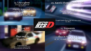 All Unreleased Sound Files From Initial D (Excluding First Stage)