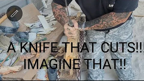 WILDERNESS WARRIOR BY WORK TUFF GEAR KNIFE REVIEW!! #worktuffgear