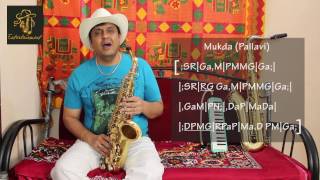 Saxophone tutorials from SJ Prasanna - D major scale   (09243104505,Bengaluru)